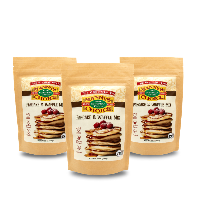 Manny's Choice Pancake & Waffle Mix — 3-Pack