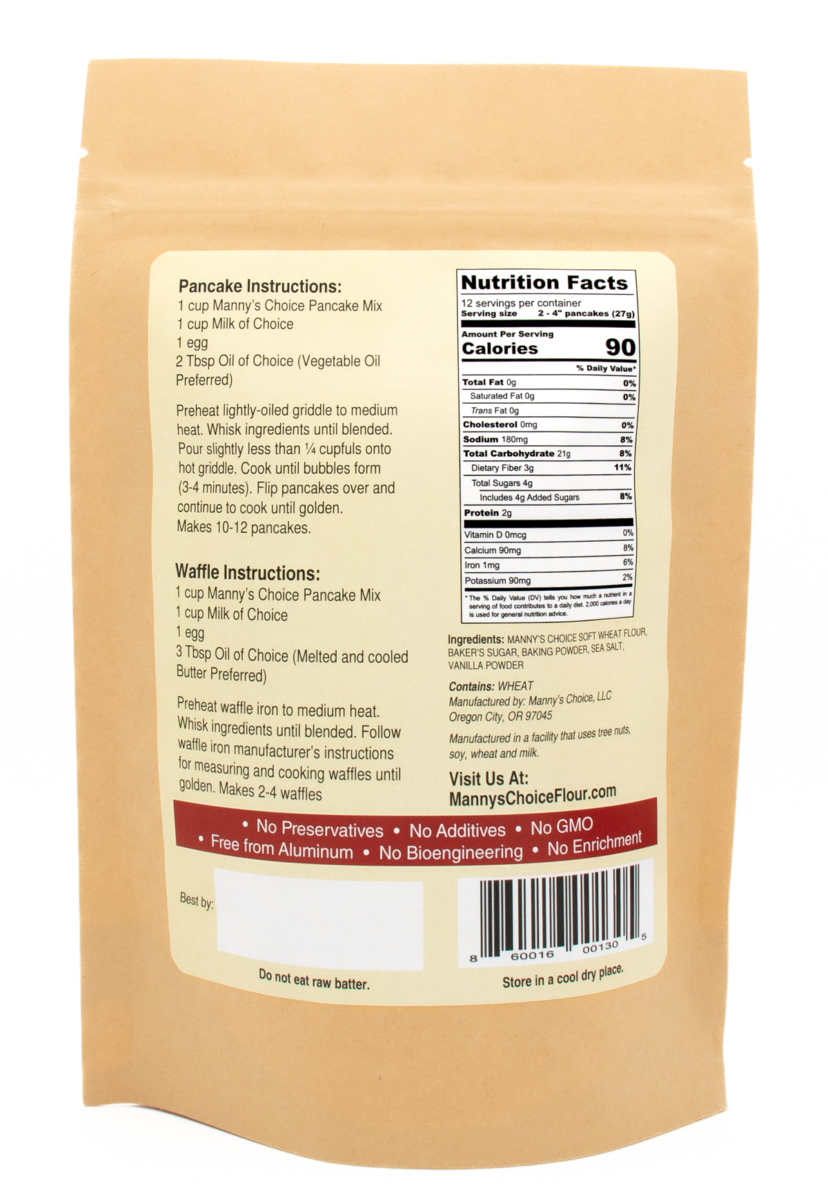 Manny’s Choice Pancake Mix and Brownie Mix – 3