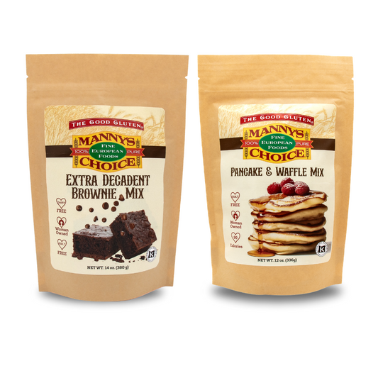 Manny’s Choice Pancake Mix and Brownie Mix