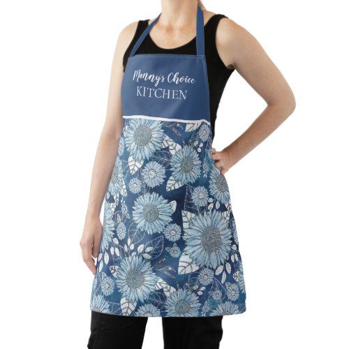 Manny’s Choice Blue Sunflower Apron – 3