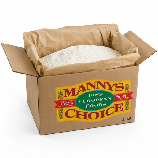 Manny's Choice Type 0 Flour — 30 lb Bulk Box
