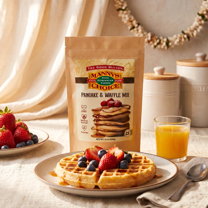 Manny's Choice Perfect Breakfast Bundle, prepared and served
