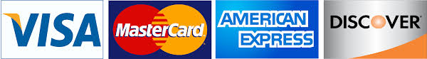 We accept Most Major Credit Cards