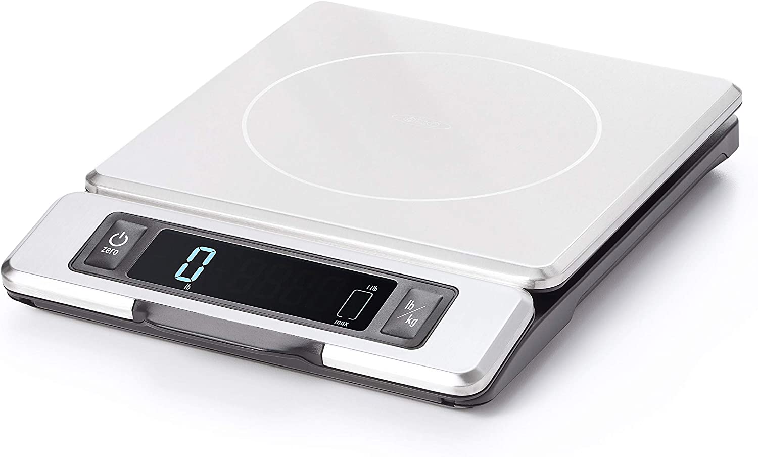  OXO Good Grips Everyday Glass Food Scale 11lbs/5kg: Home &  Kitchen