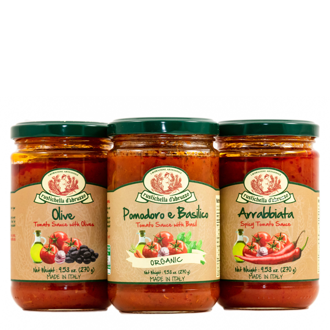 Tomato Sauces Set - Manny's Choice Pure Italian  European Foods