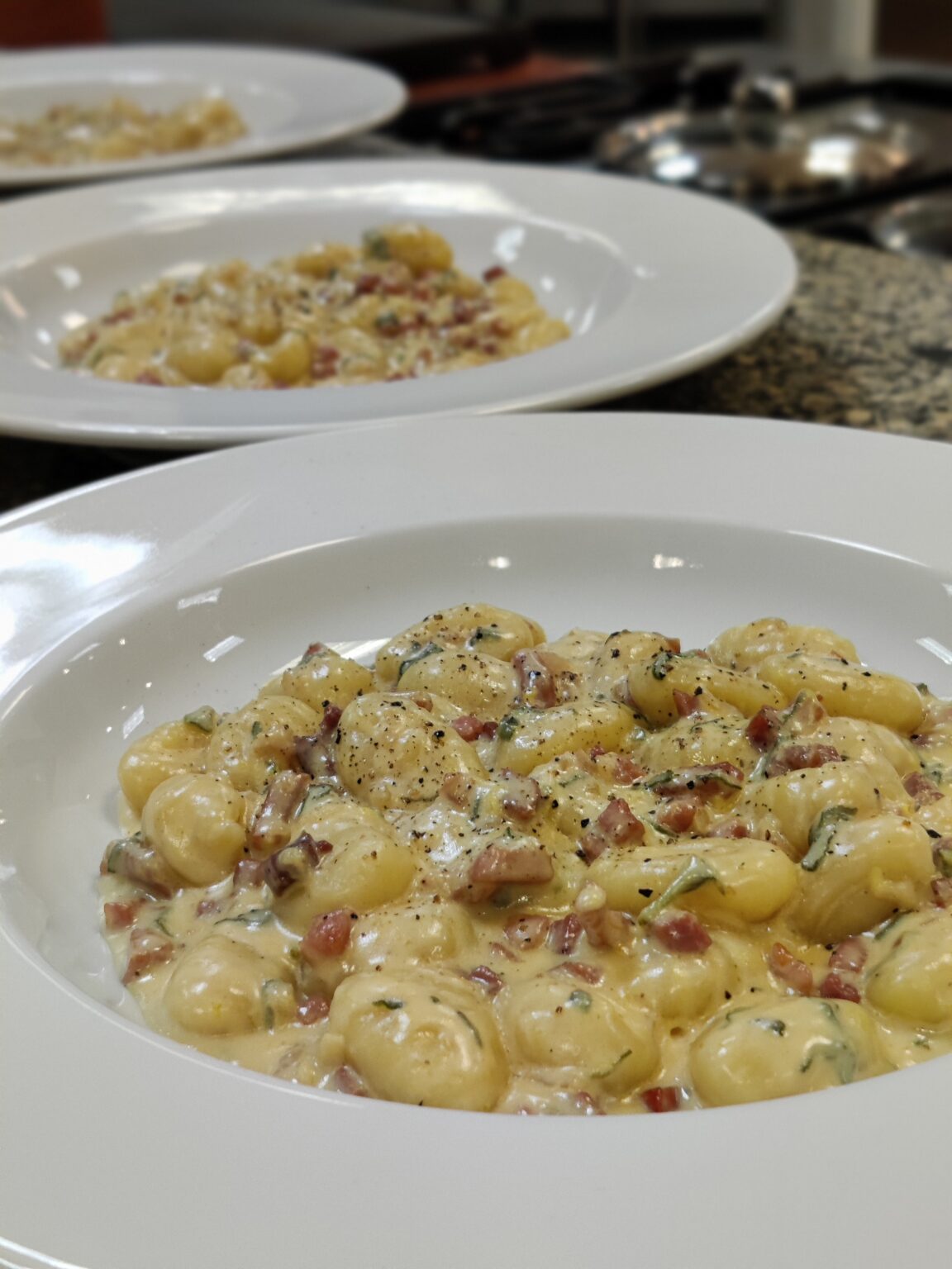 Gnocchi with Pancetta and Sage Cream Sauce Manny's Choice Pure